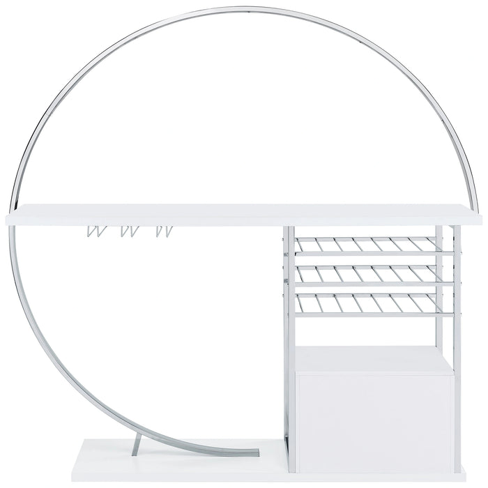 Five Star Furniture - Risley Wine Cabinet with LED Lighting