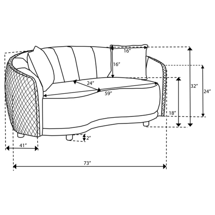 Five Star Furniture - Brookside Sofa Set