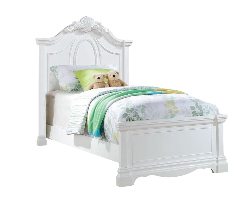 Five Star Furniture - Acme Estrella Youth Full Panel Bed in White 30235F