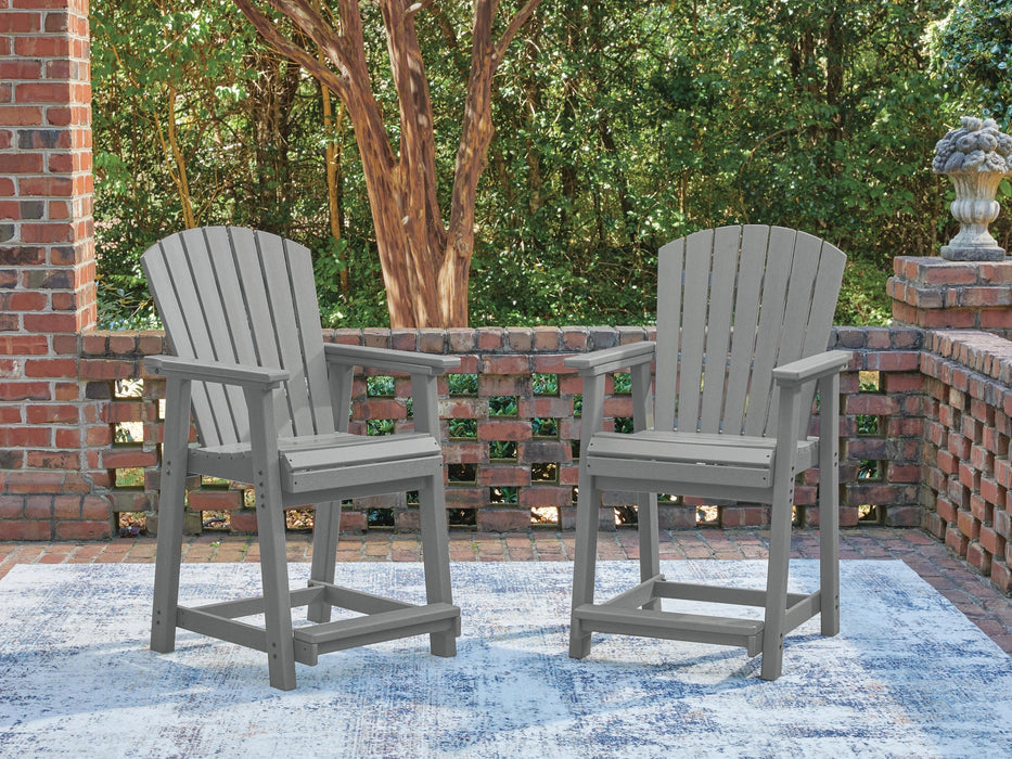 Five Star Furniture - Sanctuary Beach Outdoor Counter Height Bar Stool (Set of 2)