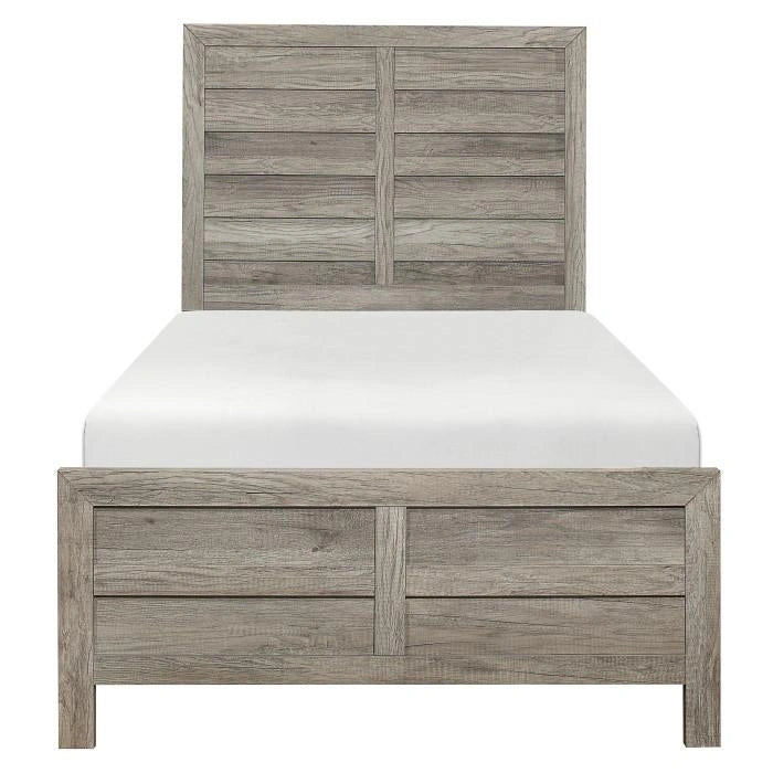 Five Star Furniture - Mandan Twin Panel Bed in Weathered Gray 1910GYT-1*