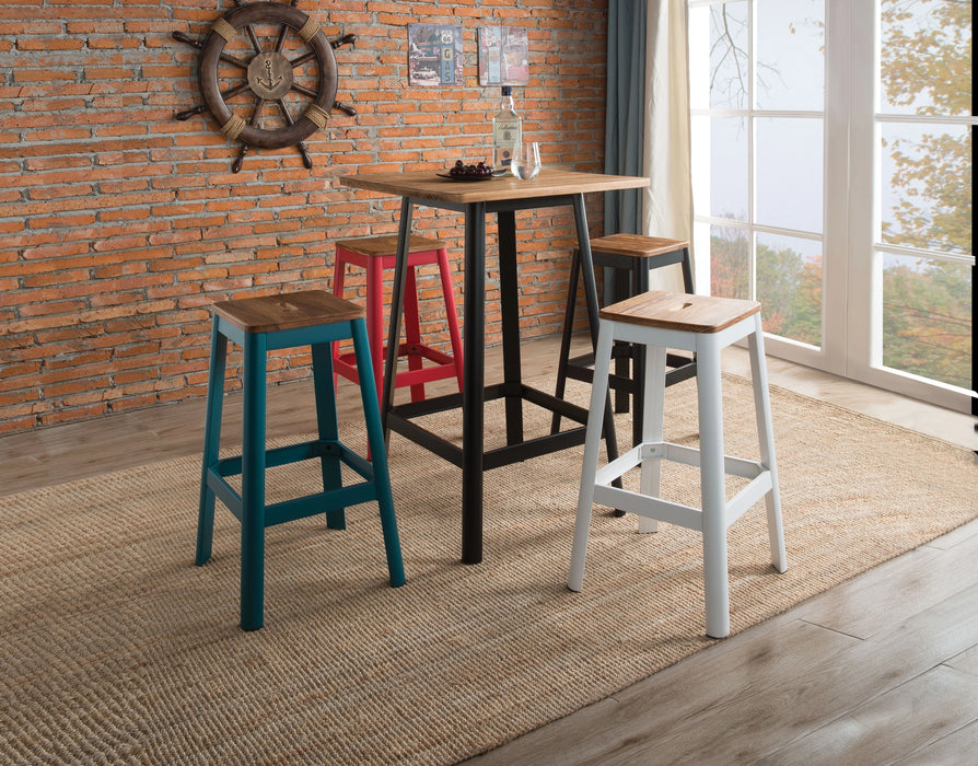 Five Star Furniture - Jacotte Natural & Black Bar Table