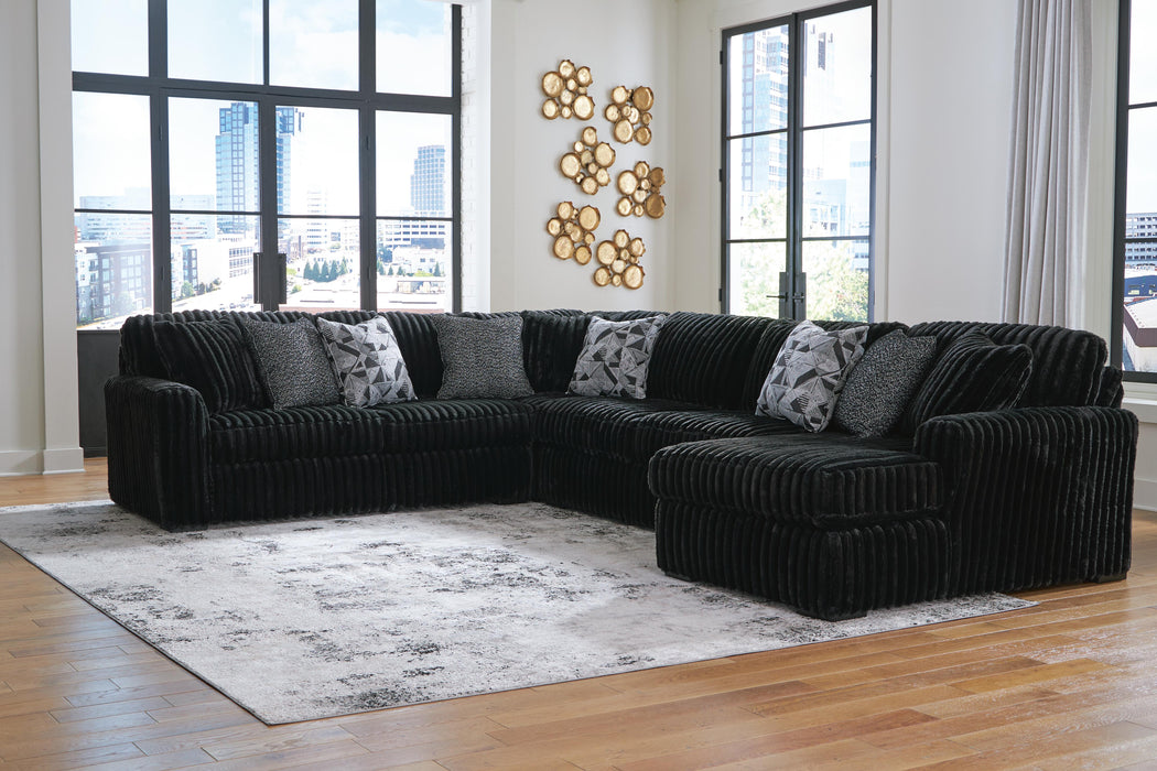 Five Star Furniture - Midnight-Madness Sectional with Chaise