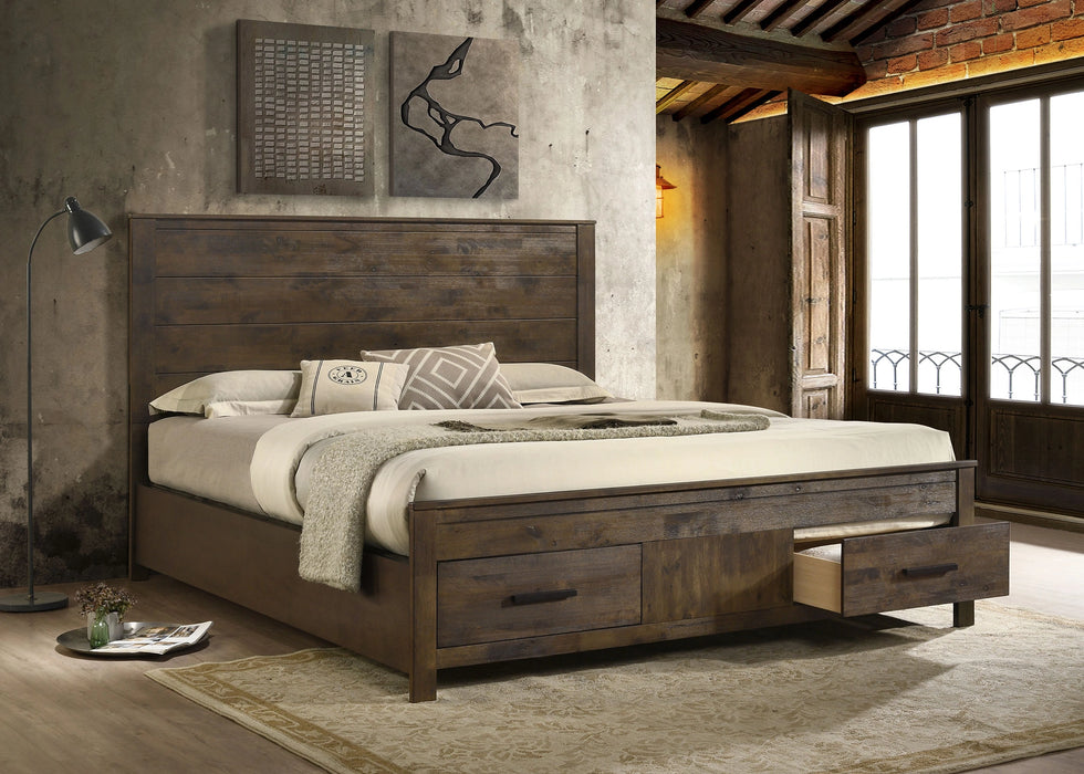 Five Star Furniture - Woodmont Panel Platform Storage Bed