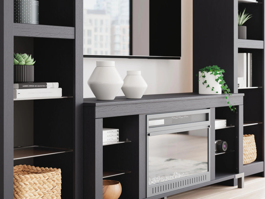 Five Star Furniture - Cayberry Entertainment Center with Electric Fireplace