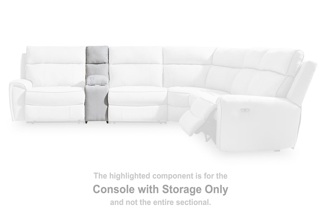 Five Star Furniture - Social Pointe Reclining Sectional with Storage Consoles
