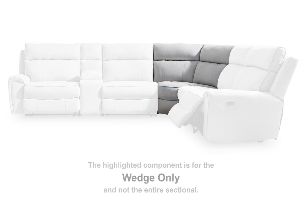 Five Star Furniture - Social Pointe Reclining Sectional with Storage Consoles