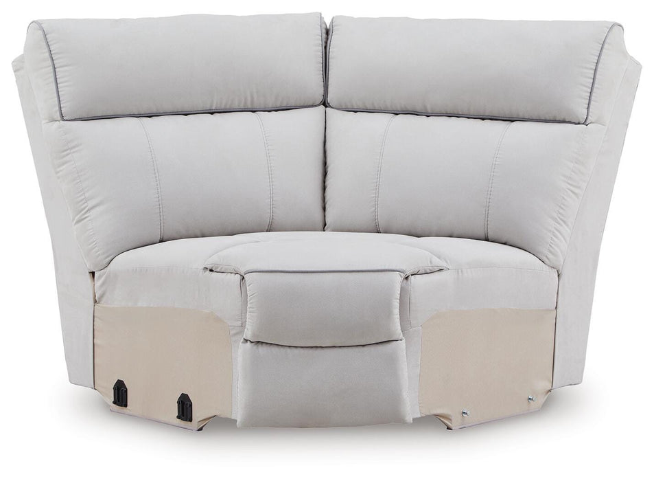 Five Star Furniture - Social Pointe Reclining Sectional with Storage Consoles