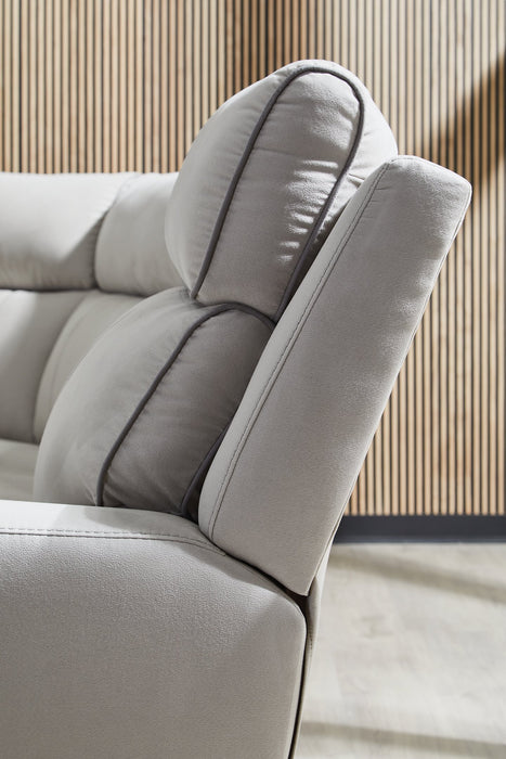 Five Star Furniture - Social Pointe Reclining Sectional with Storage Console