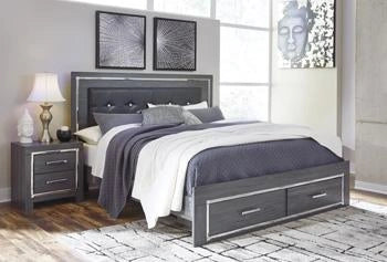 Five Star Furniture - Lodanna Bed with 2 Storage Drawers image