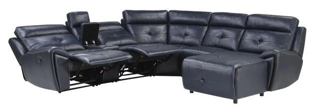 Five Star Furniture - Avenue Armless Reclining Chair in Navy 9469NVB-AR