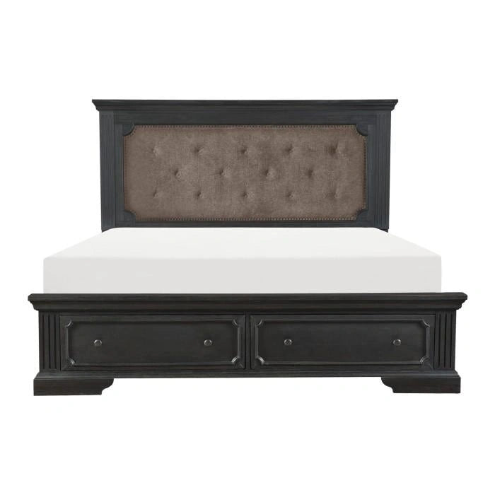 Five Star Furniture - Bolingbrook King Upholstered Storage Platform Bed in Coffee 1647K-1EK*