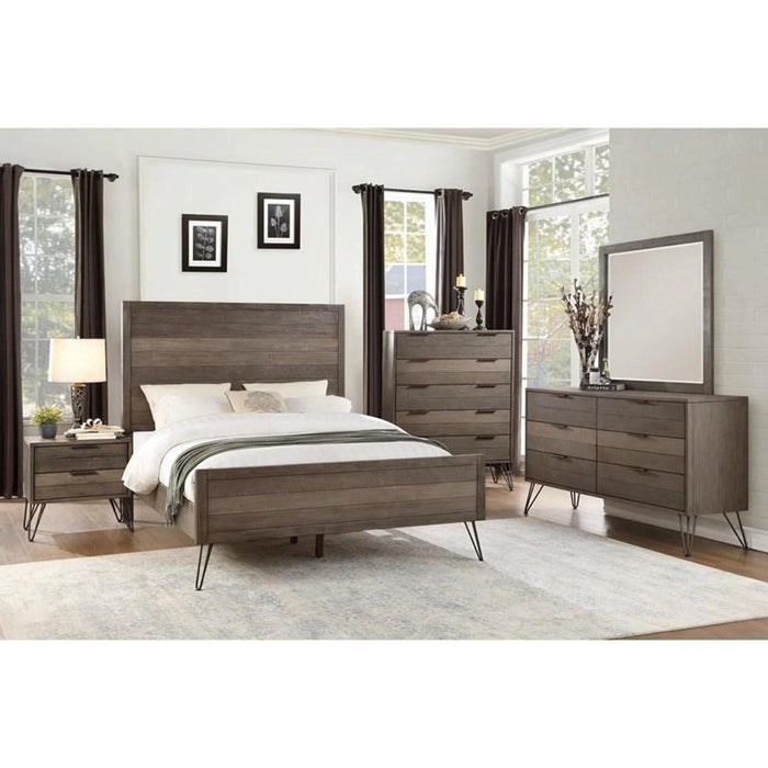 Five Star Furniture - Urbanite King Panel Bed in Tri-tone Gray 1604K-1EK