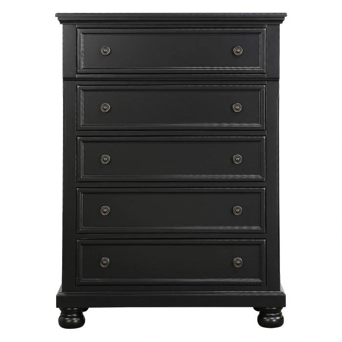 Five Star Furniture - Laurelin 5 Drawer Chest in Black 1714BK-9