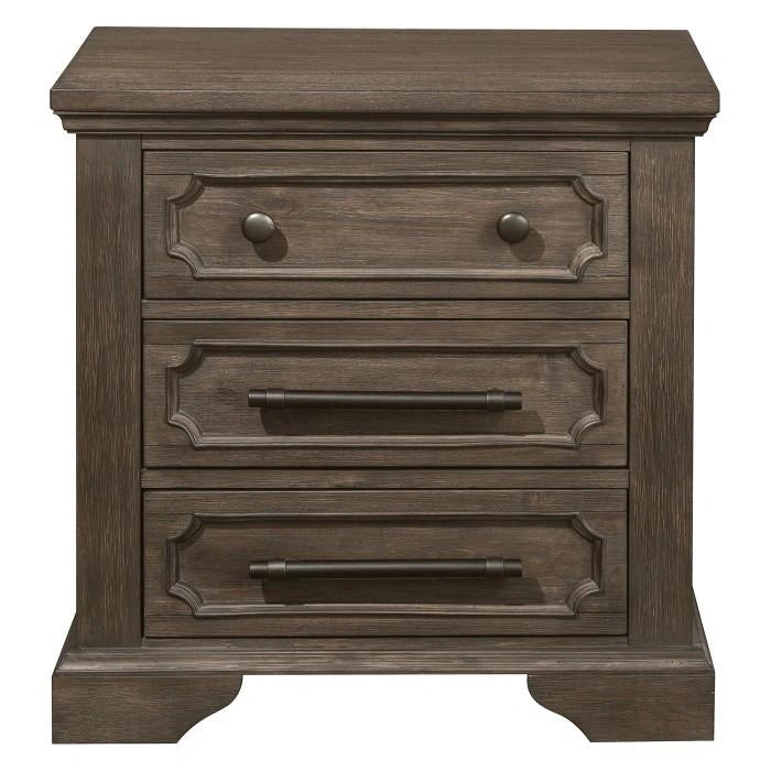 Five Star Furniture - Taulon Nightstand in Dark Oak 5438-4