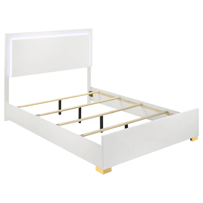 Five Star Furniture - Marceline Panel Bed with LED Lighting