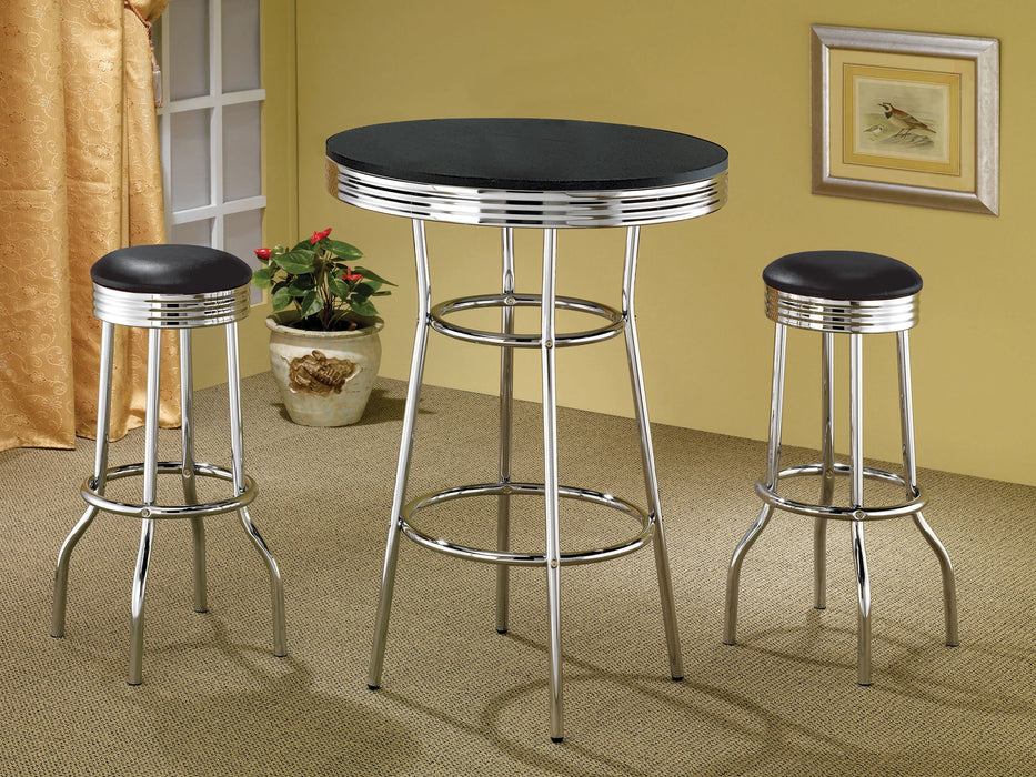 Five Star Furniture - Retro Swivel Bar Stool