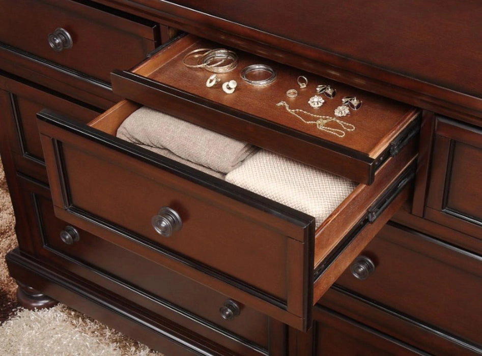 Five Star Furniture - Cumberland Dresser in Brown Cherry 2159-5