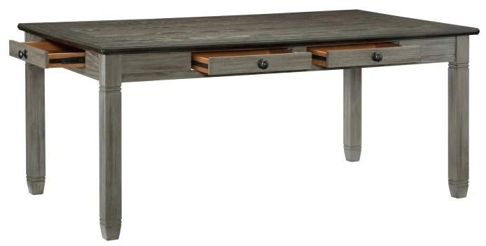 Five Star Furniture - Granby Dining Table in Coffee and Antique Gray 5627GY-72
