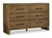 Five Star Furniture - Sherbana Dresser and Mirror image