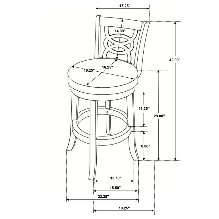 Five Star Furniture - Calecita Swivel Bar Chair