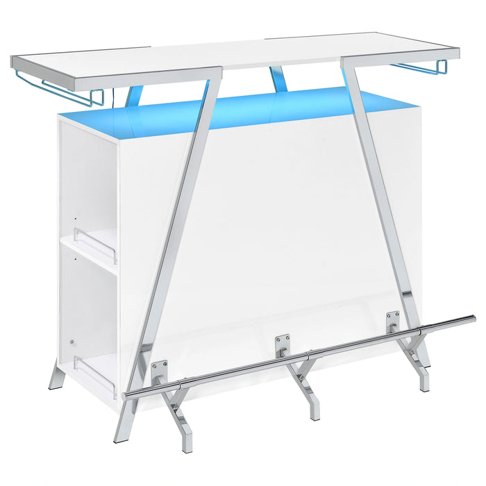 Five Star Furniture - Araceli Home Bar with LED Lighting