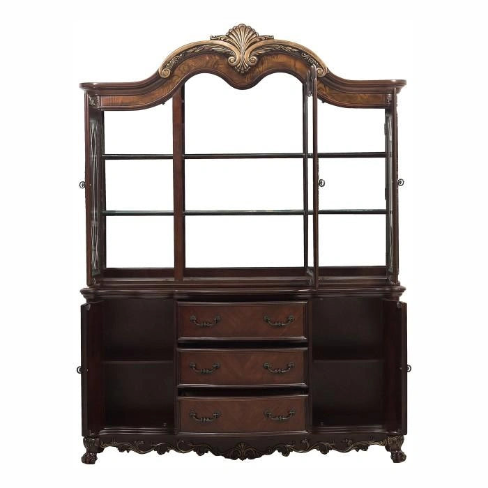 Five Star Furniture - Deryn Park Buffet and Hutch in Dark Cherry 2243-50*