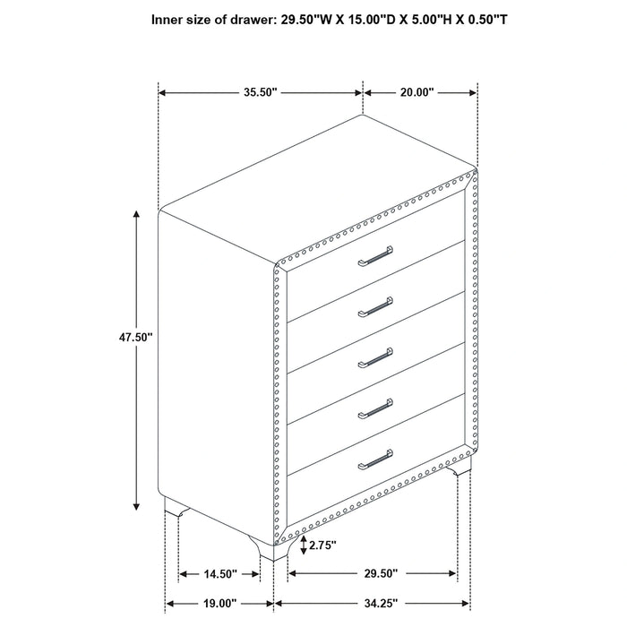 Five Star Furniture - Melody Chest of Drawers