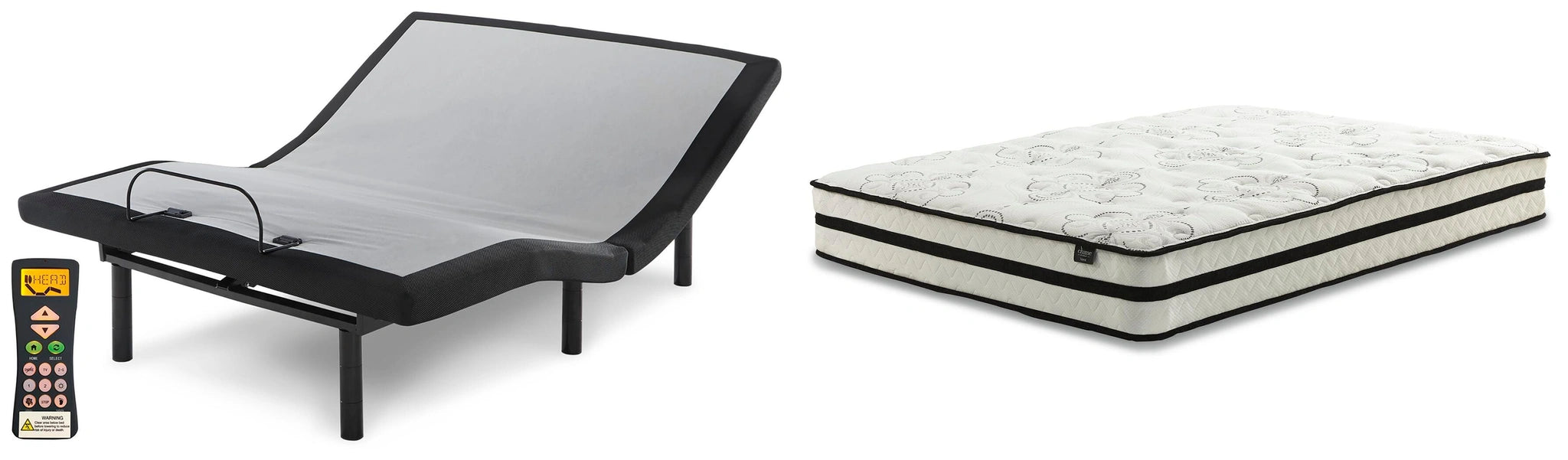 Five Star Furniture - Chime 10 Inch Hybrid Mattress Package