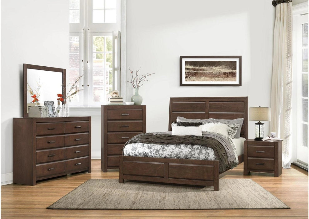 Five Star Furniture - Erwan 5 Drawer Chest in Dark Walnut 1961-9