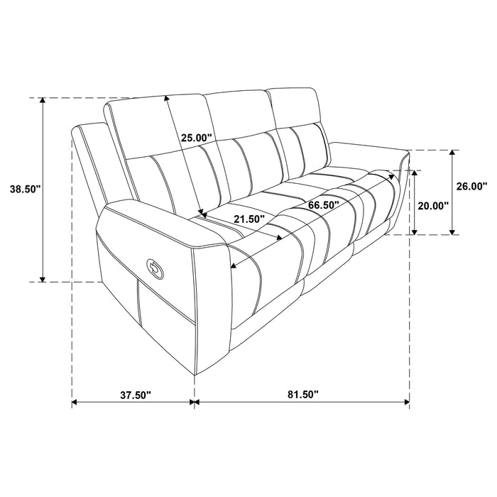 Five Star Furniture - Brentwood Reclining Sofa Set