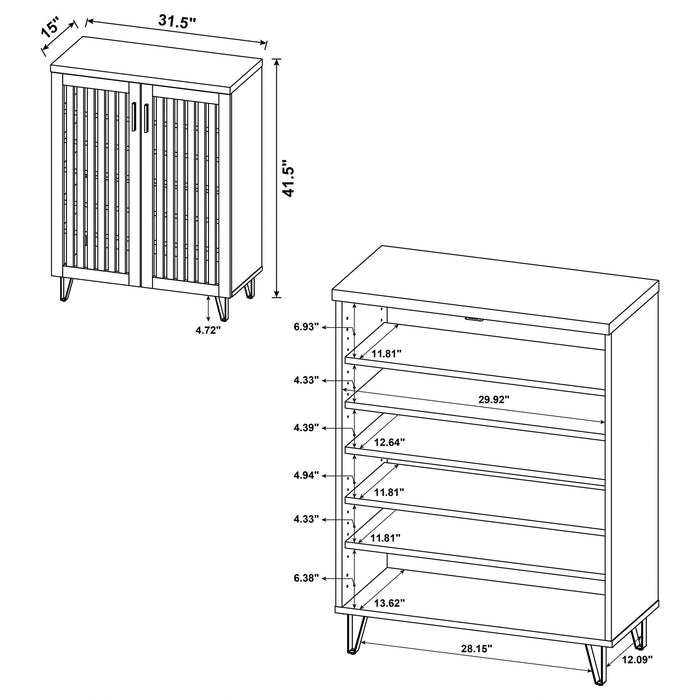 Five Star Furniture - Brixton Shoe Cabinet