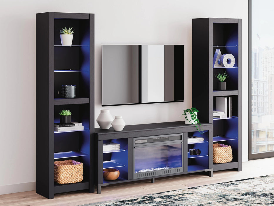 Five Star Furniture - Cayberry Entertainment Center with Electric Fireplace