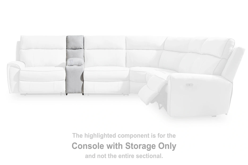 Five Star Furniture - Social Pointe Reclining Sectional with Storage Consoles