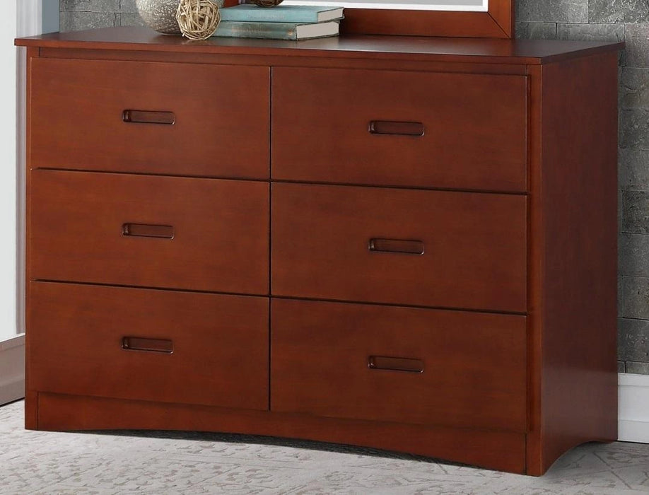 Five Star Furniture - Rowe 6 Drawer Dresser in Dark Cherry B2013DC-5