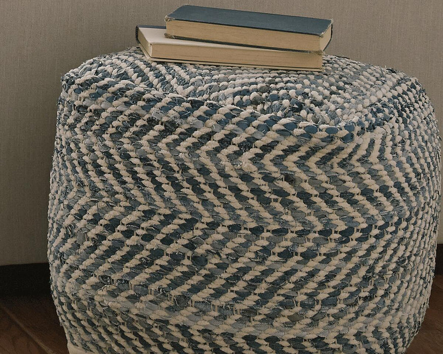 Five Star Furniture - Chevron Pouf