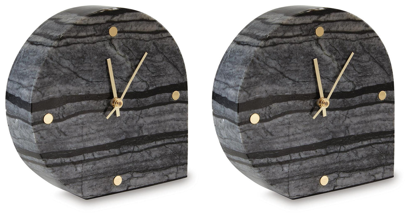 Five Star Furniture - Janmour Table Clock (Set of 2)