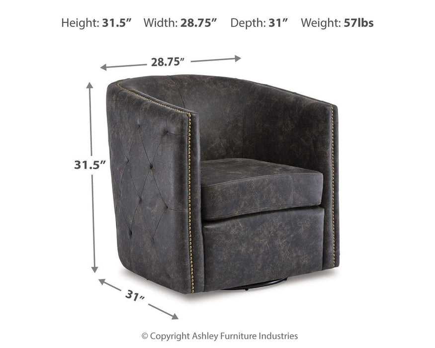Five Star Furniture - Brentlow Swivel Accent Chair