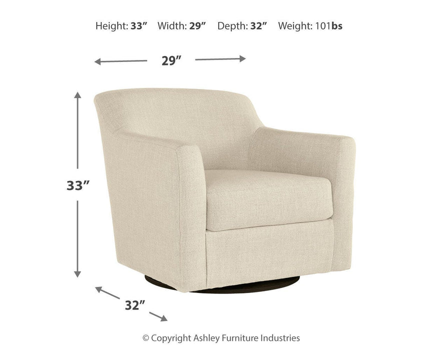 Five Star Furniture - Bradney Swivel Accent Chair