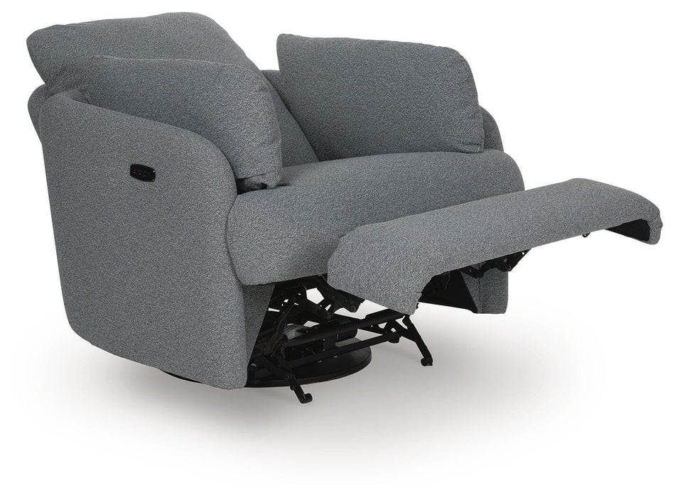 Five Star Furniture - Alainmont Next-Gen Nuvella Swivel Power Recliner - Five Star Furniture & Mattress (GA)