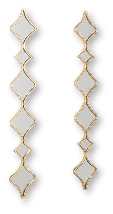 Five Star Furniture - Harriswood Accent Mirror Set (Set of 2)