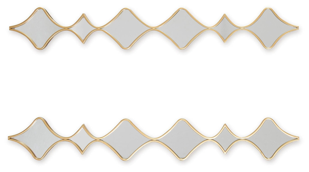 Five Star Furniture - Harriswood Accent Mirror Set (Set of 2)
