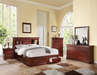 Five Star Furniture - Louis Philippe III Cherry Eastern King Bed image