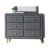 Five Star Furniture - Valda Light Gray Fabric Dresser image