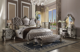 Five Star Furniture - Versailles Velvet & Antique Platinum Eastern King Bed image