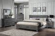 Five Star Furniture - Vidalia Rustic Gray Oak Eastern King Bed (Storage) image