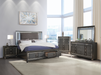Five Star Furniture - Sawyer PU & Metallic Gray Eastern King Bed image