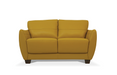 Five Star Furniture - Valeria Mustard Leather Loveseat image