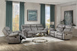 Five Star Furniture - Zubaida 2-Tone Gray Velvet Sofa (Glider & Motion) image