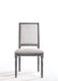 Five Star Furniture - Leventis Cream Linen & Weathered Gray Side Chair image